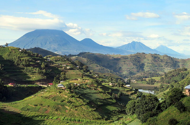 Is there a volcano in the Mgahinga Gorilla National Park